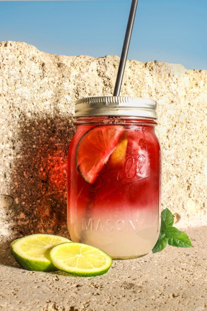 sangria, drink, beverage, cocktail, citrus, tropical drink, tropical beverage, alcoholic drink, alcoholic beverage, cold drink, cold beverage, mason jar, refreshment, sangria, sangria, sangria, sangria, sangria, mason jar, mason jar